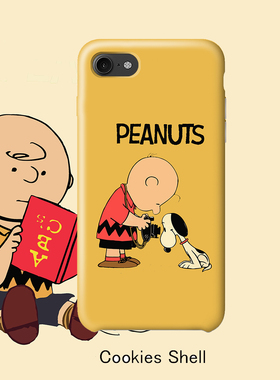 Cookies Shell/查理史努比系列 手机壳磨砂硬壳iphoneX 6s plus 7