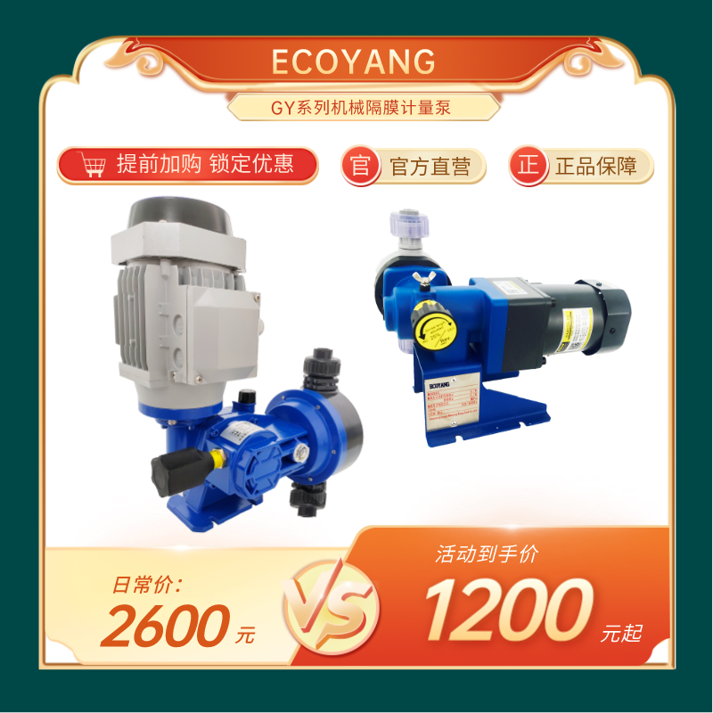 计量泵EOCYANG隔膜泵加药泵二氧化氯发生器泵定量泵可调节机械泵