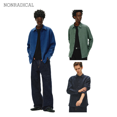 「100%亚麻」法国雨露麻长袖衬衫 NONRADICAL