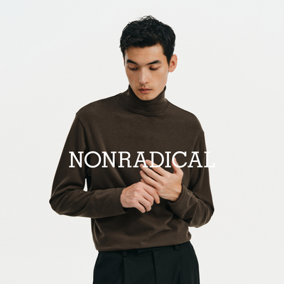 NONRADICAL「醋酸绵羊毛」高领打底衫 NR