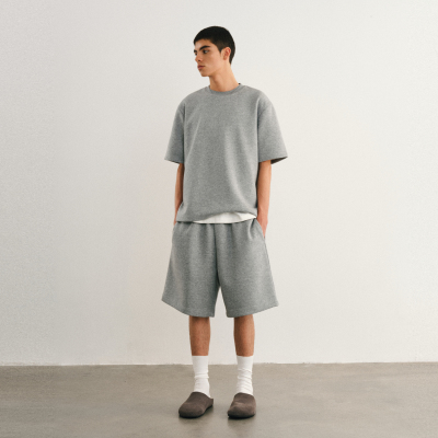 NONRADICAL “云感通勤”系列空气层套装 休闲短裤T恤 懒人通勤