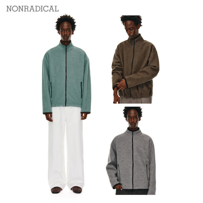 「澳洲进口羊毛」拉链立领夹克  NONRADICAL
