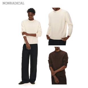 「100%羊毛」细绞花毛衣 NONRADICAL