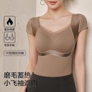 秋冬保暖塑身衣上半身免穿文胸磨毛收腹美体上衣塑形紧身束身衣女