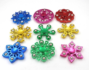 指尖陀螺 成人手指螺旋儿童男孩金属钢珠指间绝版减压玩具高转速