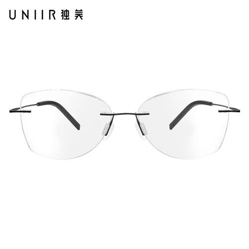 独美uniir纯钛变色防滑眼镜架