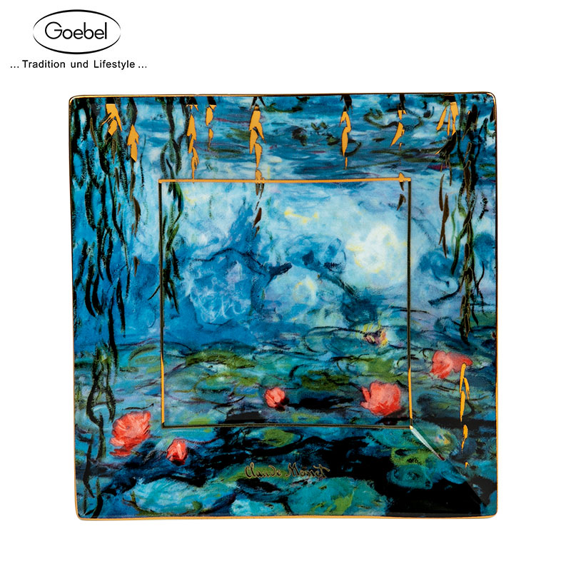 goebel进口陶瓷欧式高端精致果盘