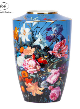 德国Goebel进口陶瓷花瓶欧式书房桌面摆件客厅田园风家居饰品希姆