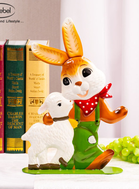 高宝Goebel进口生肖动物兔子桌面摆件男女生日礼物高档新年礼品