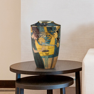 德国高宝Goebel进口陶瓷礼品陶瓷花瓶摆件客厅玄关插干花创意礼品