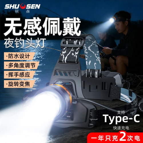 2026新款强光夜钓钓鱼专用头灯