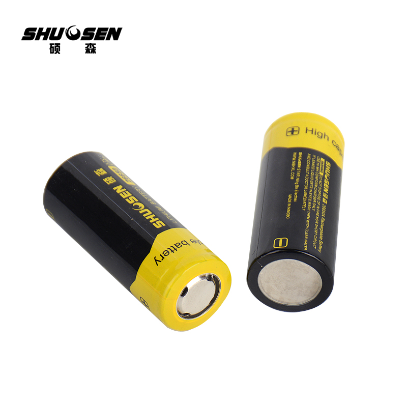 硕森原装26650锂电池 3.7V强光手电筒可充电电池大电池