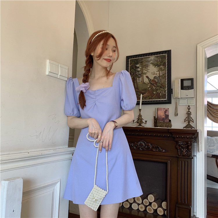 Real price back lace up cut out machine dress