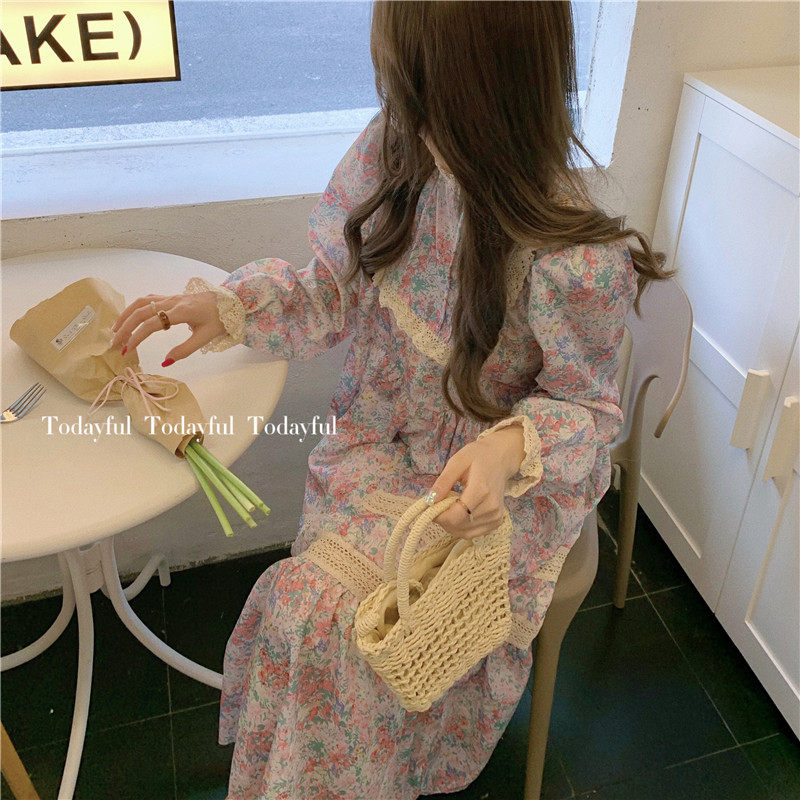 Real price chic Hanfeng Long Floral Dress