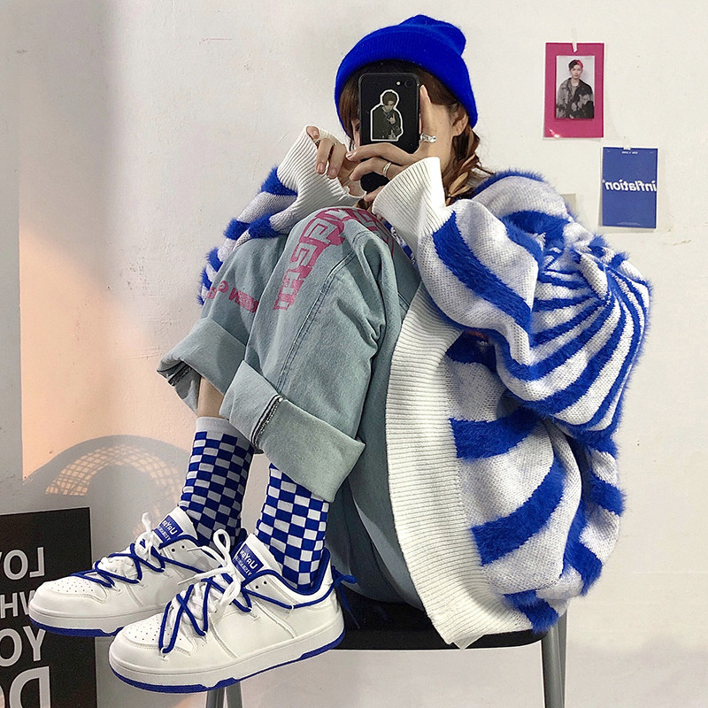 袜子男女中长筒袜原宿