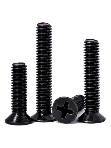黑色加硬KM十字沉头机螺钉