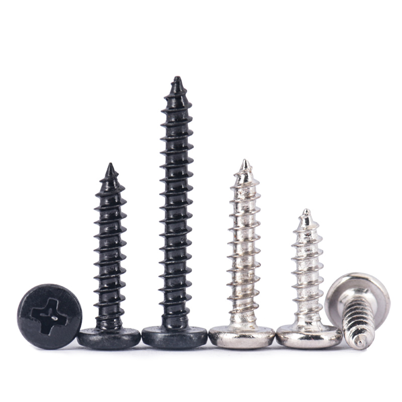 促304/镀镍/白锌/黑色大圆头自攻螺丝BA音箱喇叭自贡螺丝钉M2M3M4