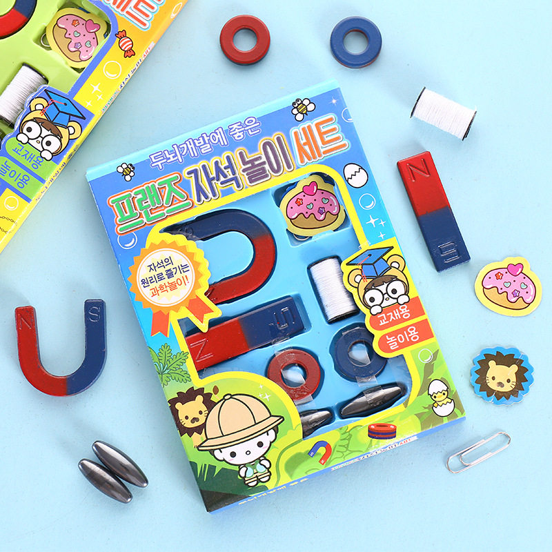 초등학교 2학년 자석 세트 실험 교구 자석 자석 세트 자기 부상 나침반