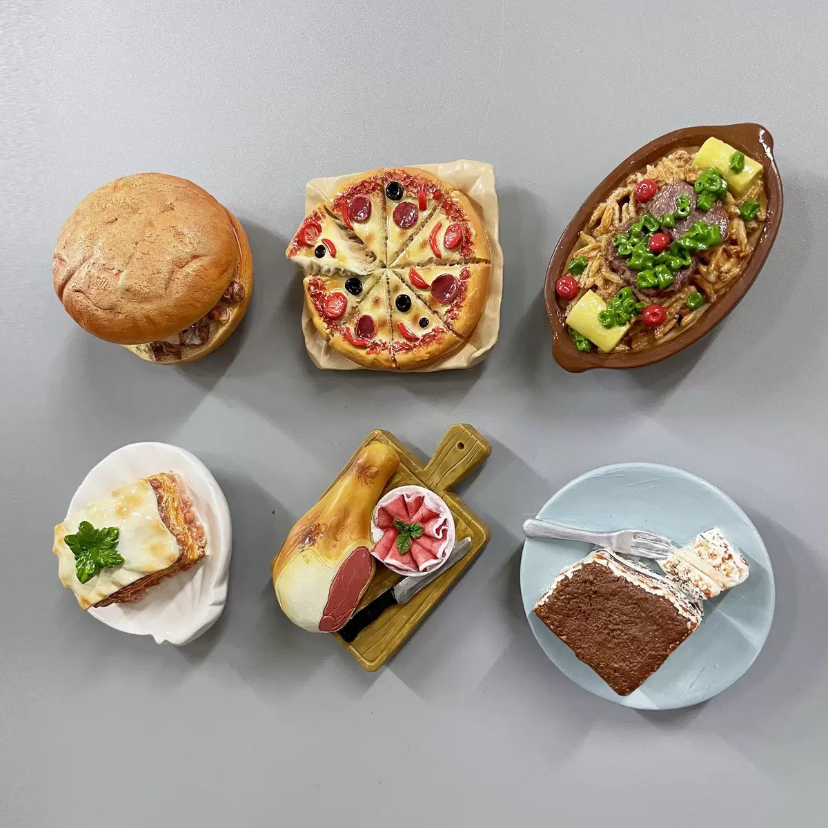 【意式特色美食冰箱贴】意大利罗马米兰食玩旅行城市磁贴纪念品