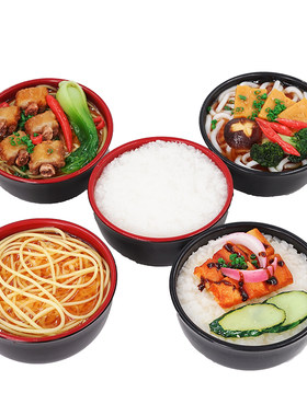仿真食品米饭白饭菜饭创意学校