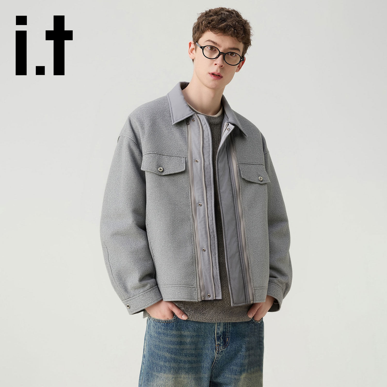 CHOCOOLATE双面穿羽绒服男