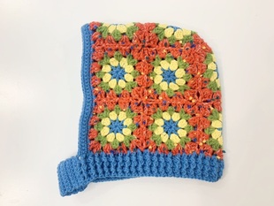 成品巴拉克拉法帽秋冬毛线包头保暖手工编织钩针彩色潮品原创休闲