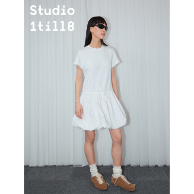 Studio1till8云朵拼接连衣裙