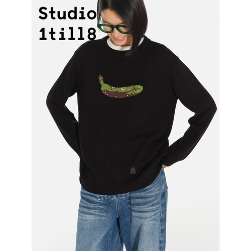 Studio1till8不要焦虑香蕉毛衣