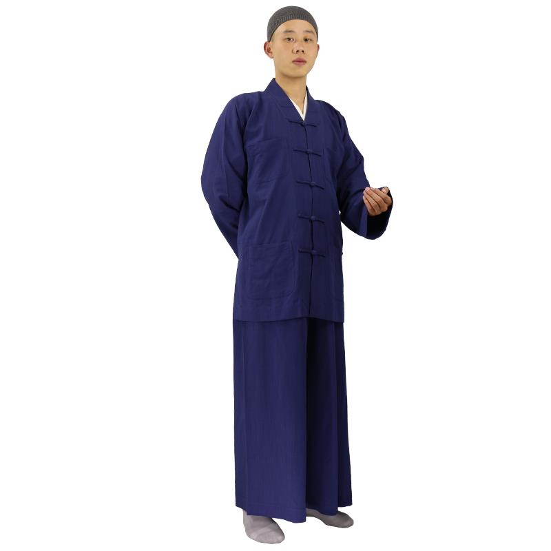 特价僧服短褂棉麻夏季男出家人免绑腿僧衣女比丘尼薄款和尚服小褂