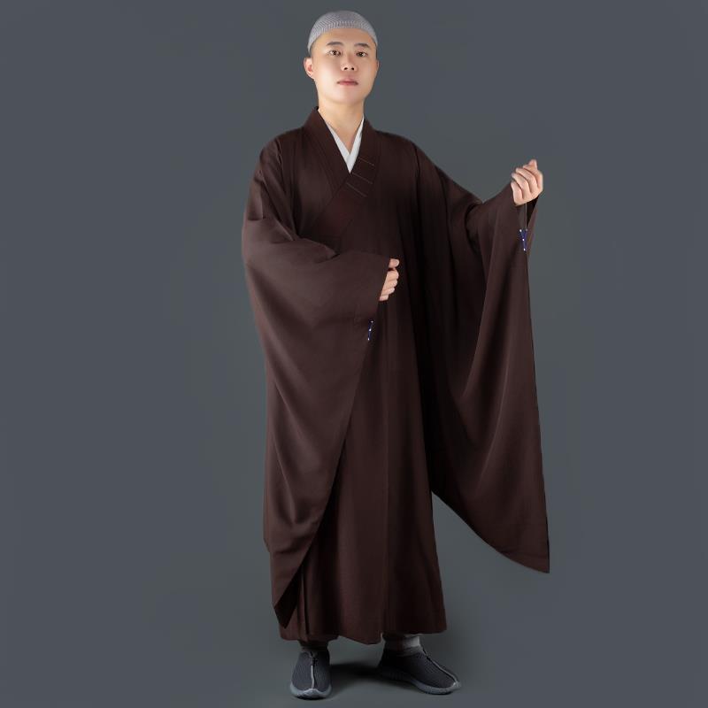 特价竺云广袖海青僧服男女款居士服佛衣法会大袖口宽袖海清僧袍和