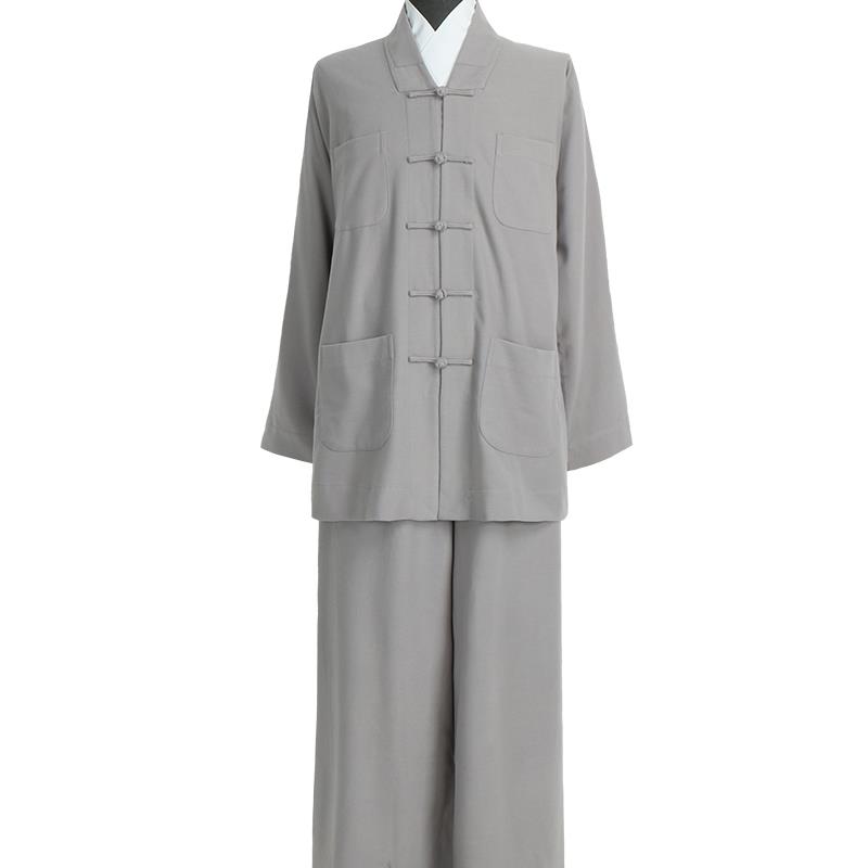 特价冬季僧服套装男女款高档泥料僧衣出家人小褂比丘尼短褂师父服