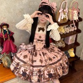 小熊时光屋jsk 现货掉落 op可爱doll感原创lolita连衣裙lo裙