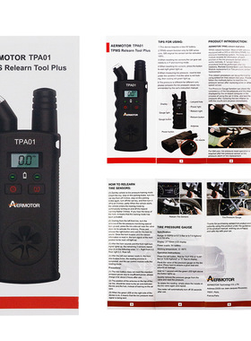 TPMS relearn 工具 Plus 数字轮胎压力计 150 PSI 2 合 1 TPMS