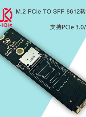 Oculink SFF-8611 SFF-8612 Ngff M.2 Mkey Nvme PCIe转接卡492MD