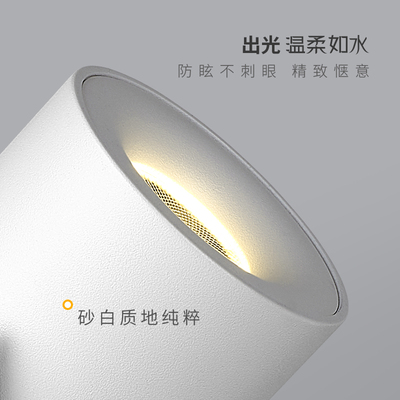 轨道灯ld天灯客厅无灯家用背景墙滑轨灯明装吸顶小