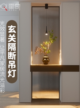 入户门玄关隔断吊灯智能创意个性水滴垂线灯走廊过道氛围感小山丘