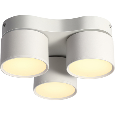 三头明装射灯 LED筒灯吸顶天花灯衣帽间卧室书房个性创意无主灯具