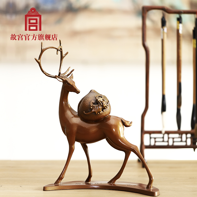 故宫福禄寿铜器礼品工艺官方摆件