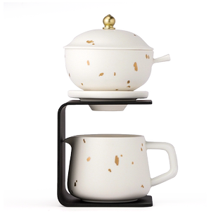 故宫 几暇怡情茶具套装 陶瓷茶壶茶杯 生日礼物 故宫官方旗舰店