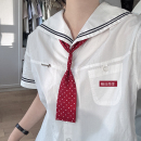 免打小领带JK日系制服衬衣配饰一件包邮明日同学自制