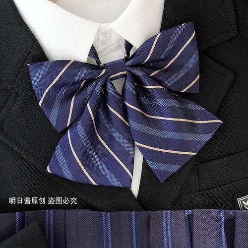 jk垫底辣妹同款蝴蝶结领结