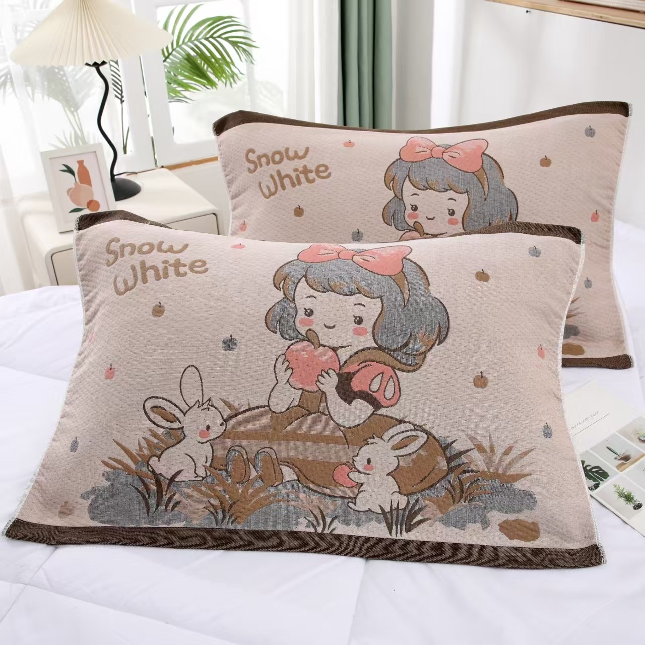 棉纱枕巾一对装一条加大加厚家用全棉纱布枕头巾学生耐脏美拉德,床上用品,枕巾,淘宝优惠券,粉丝福利购,淘宝优惠卷