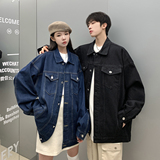 24款牛仔夹克宽松韩版工装潮流水洗情侣外套N991/P98148，男装夹克，星座202