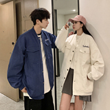 24新款棒球领字母刺绣情侣款韩版夹克JK9105/P95，男装夹克，星座202