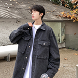 24款新款水洗牛仔情侣潮流衬衫夹克N22/P98，男装夹克，星座202