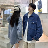 24款新款水洗牛仔情侣潮流衬衫夹克N22/P98，男装夹克，星座202