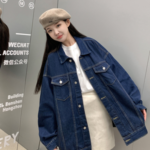 24款 牛仔夹克宽松韩版工装潮流水洗情侣外套 N991/P98 148图片