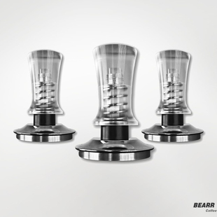 BEARR咖啡压粉锤 透明手柄咖啡压粉器51/53/54/58MM 家用水平压粉
