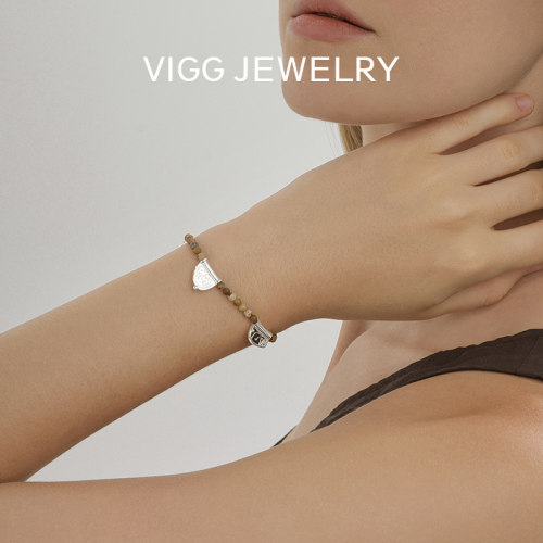 VIGG图腾手链女小众设计串珠手串
