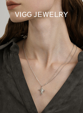 VIGG星星项链女轻奢小众锁骨链